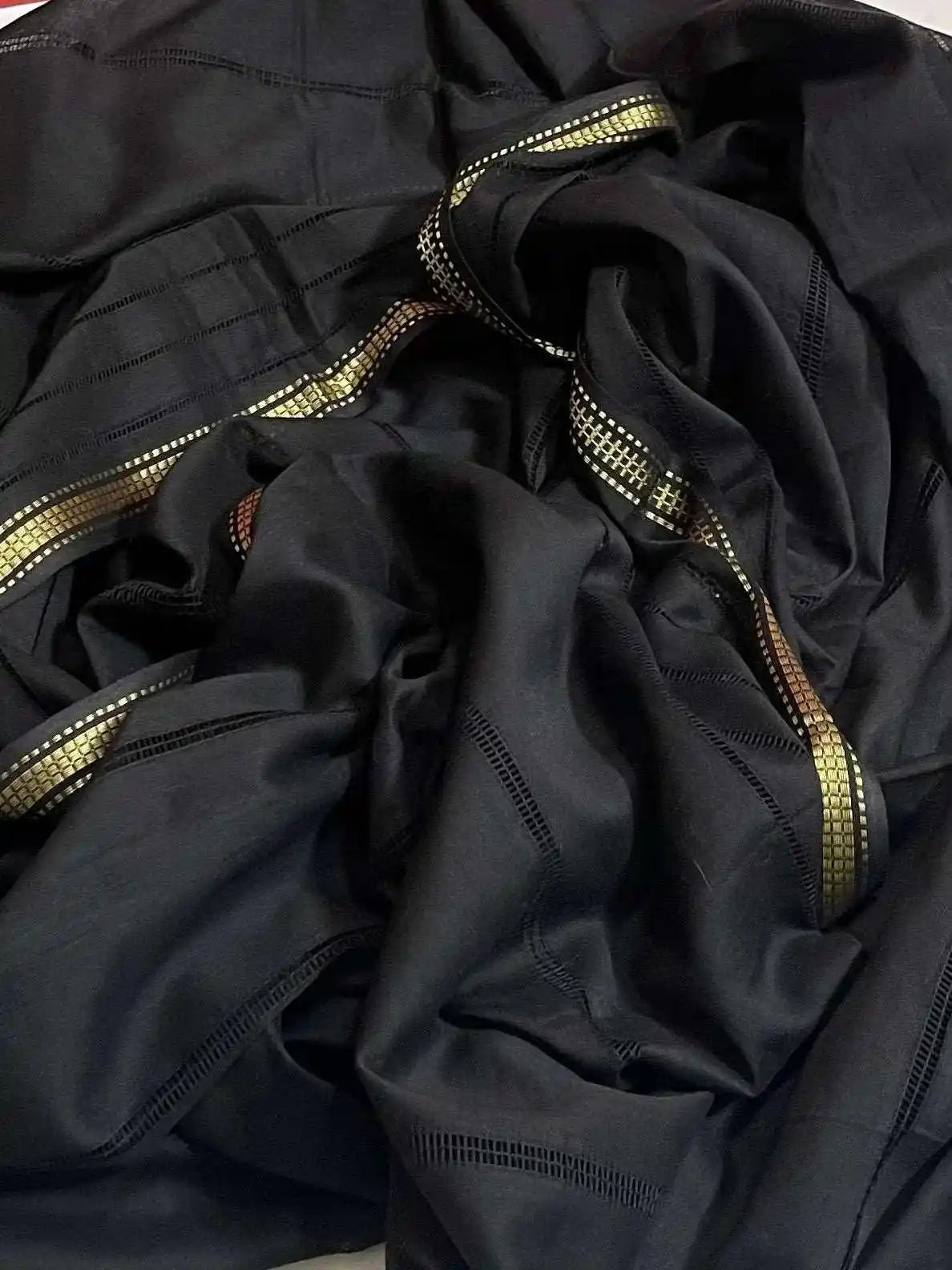 PACK OF 2 BLACK DUPPATA DEAL