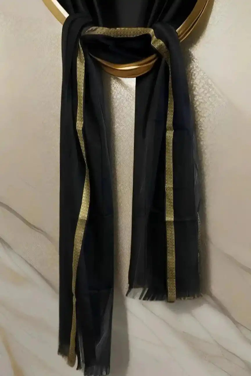PACK OF 2 BLACK DUPPATA DEAL