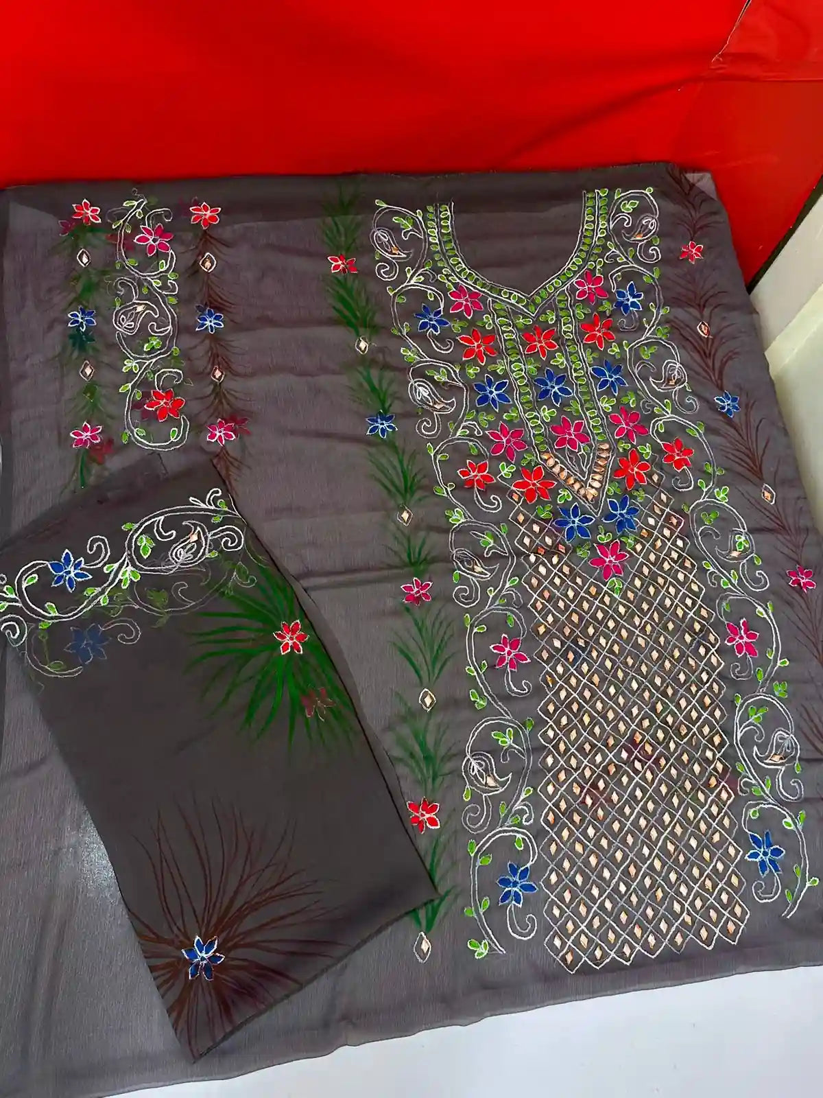 2PC SOFT CHAFOON HANDMADE OR HANDPAINTED NEW ARTICAL