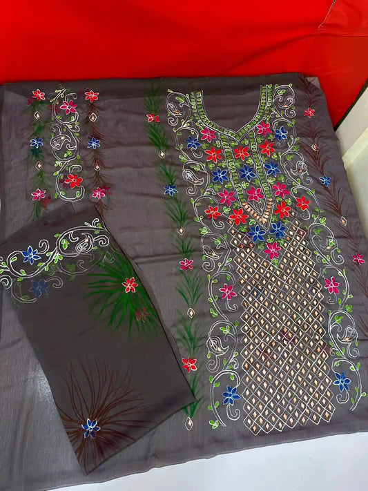 2PC SOFT CHAFOON HANDMADE OR HANDPAINTED NEW ARTICAL