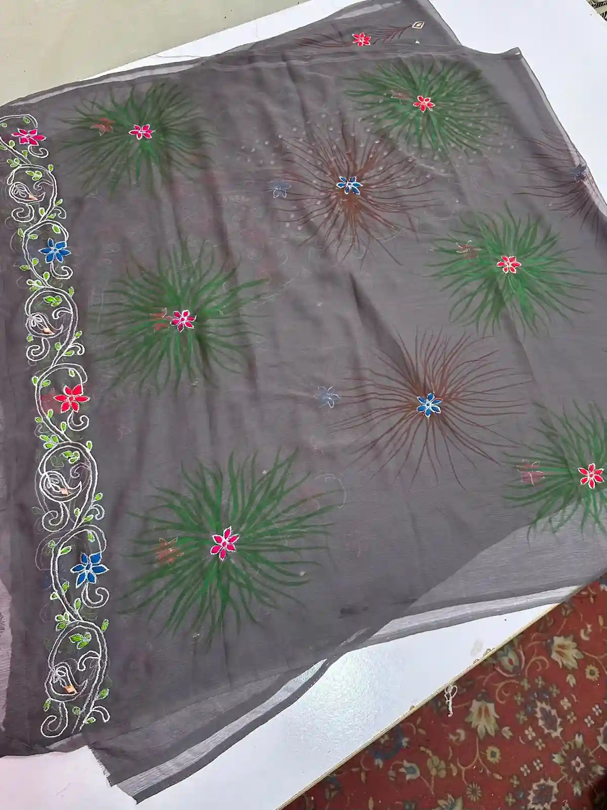 2PC SOFT CHAFOON HANDMADE OR HANDPAINTED NEW ARTICAL