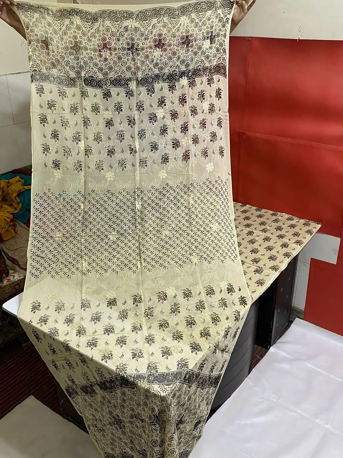 3PC PREMIUM LAWN FULLY EMBROIDERED DUPATTA