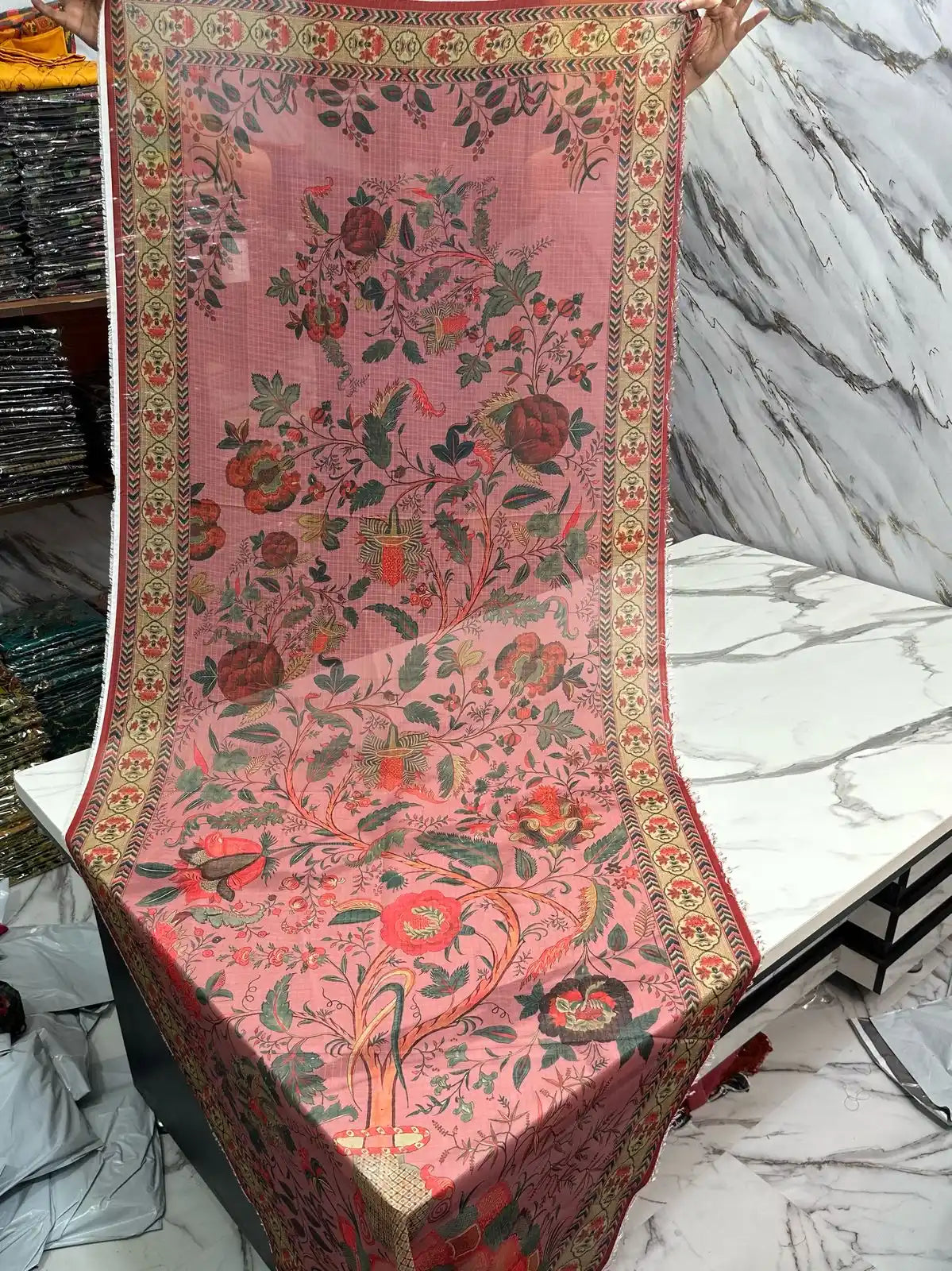 3PC PREMIUM LAWN WITH EMBROIDERED SHIRT & LUXURY VEIL DUPATTA