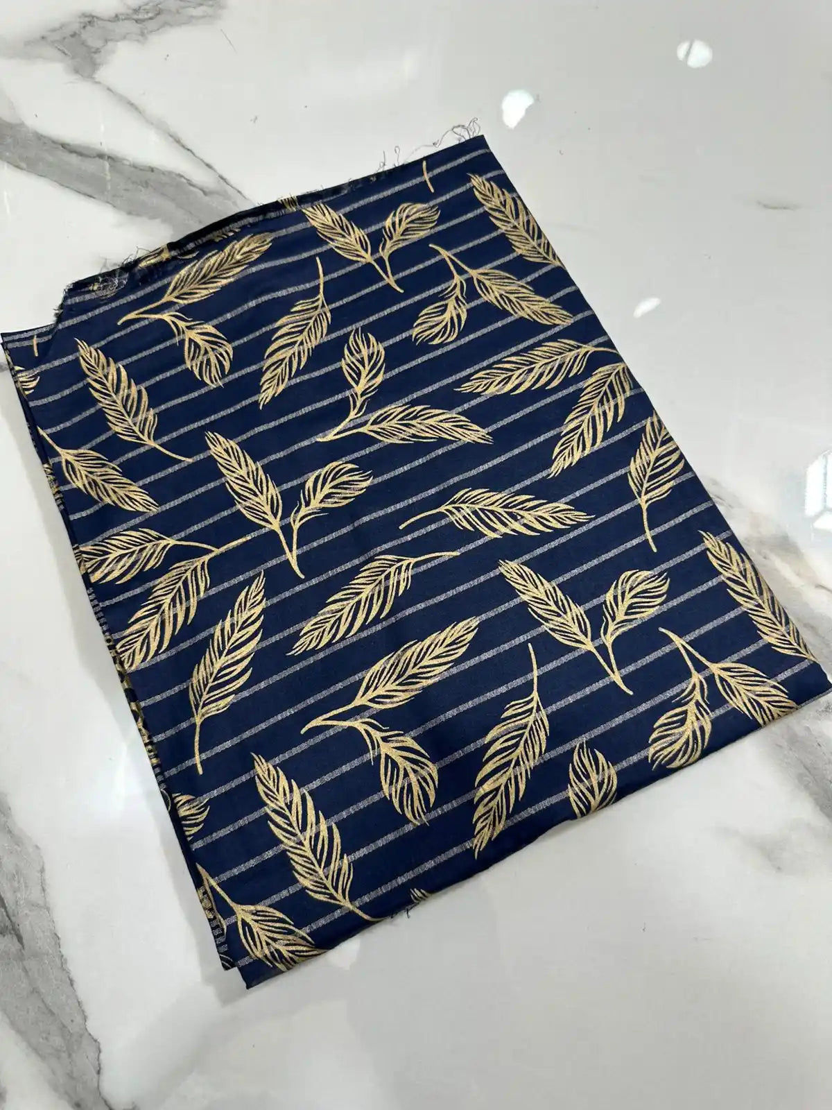 PURE LAWN 3-PIECE GOLD PRINTED SUIT – ELEGANT, SOFT & WASHABLE