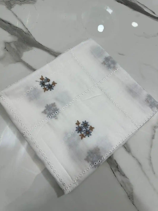 PURE LAWN CHADAR FULL EMBROIDERED ELEGANCE