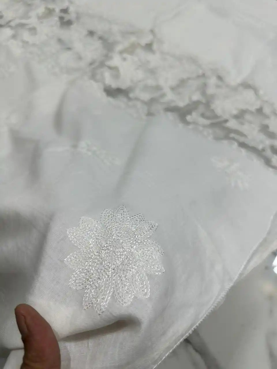 PURE LAWN SOFT DUPTTA WITH EMROIDERY LAZER WORK PREMIUM QUALITY