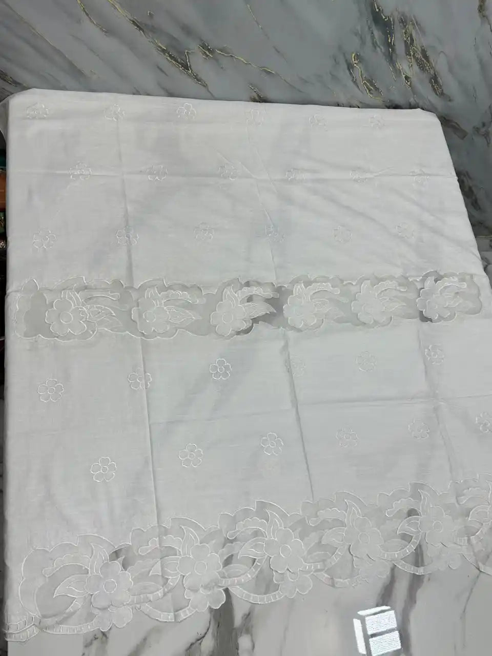 PURE LAWN SOFT DUPTTA WITH EMROIDERY LAZER WORK PREMIUM QUALITY