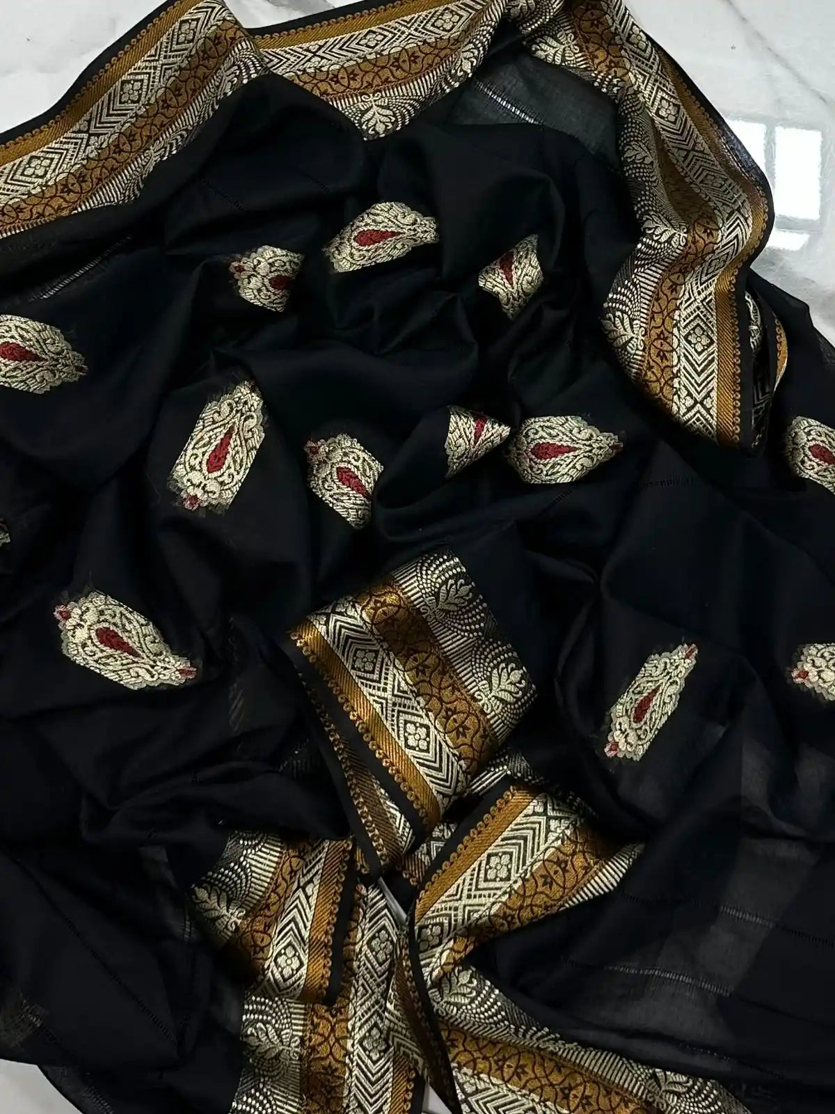 PURE LAWN SOFT DUPATTA TARKASHI OR BANARSI WORK PREMIUM QUALITY