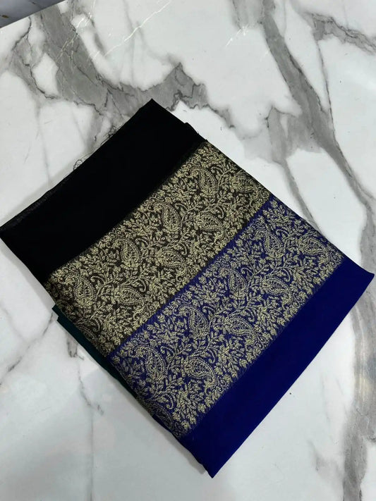 PURE LAWN SOFT DUPATTA WITH MULTI COLORS BANARSI WORK PREMIUM QUALITY