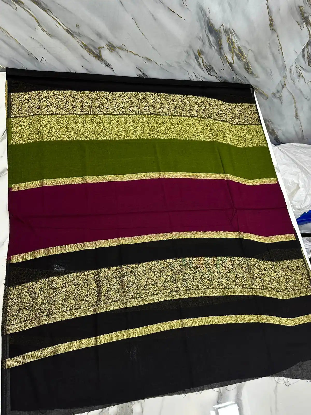 PURE LAWN SOFT DUPATTA WITH MULTI COLORS BANARSI WORK PREMIUM QUALITY