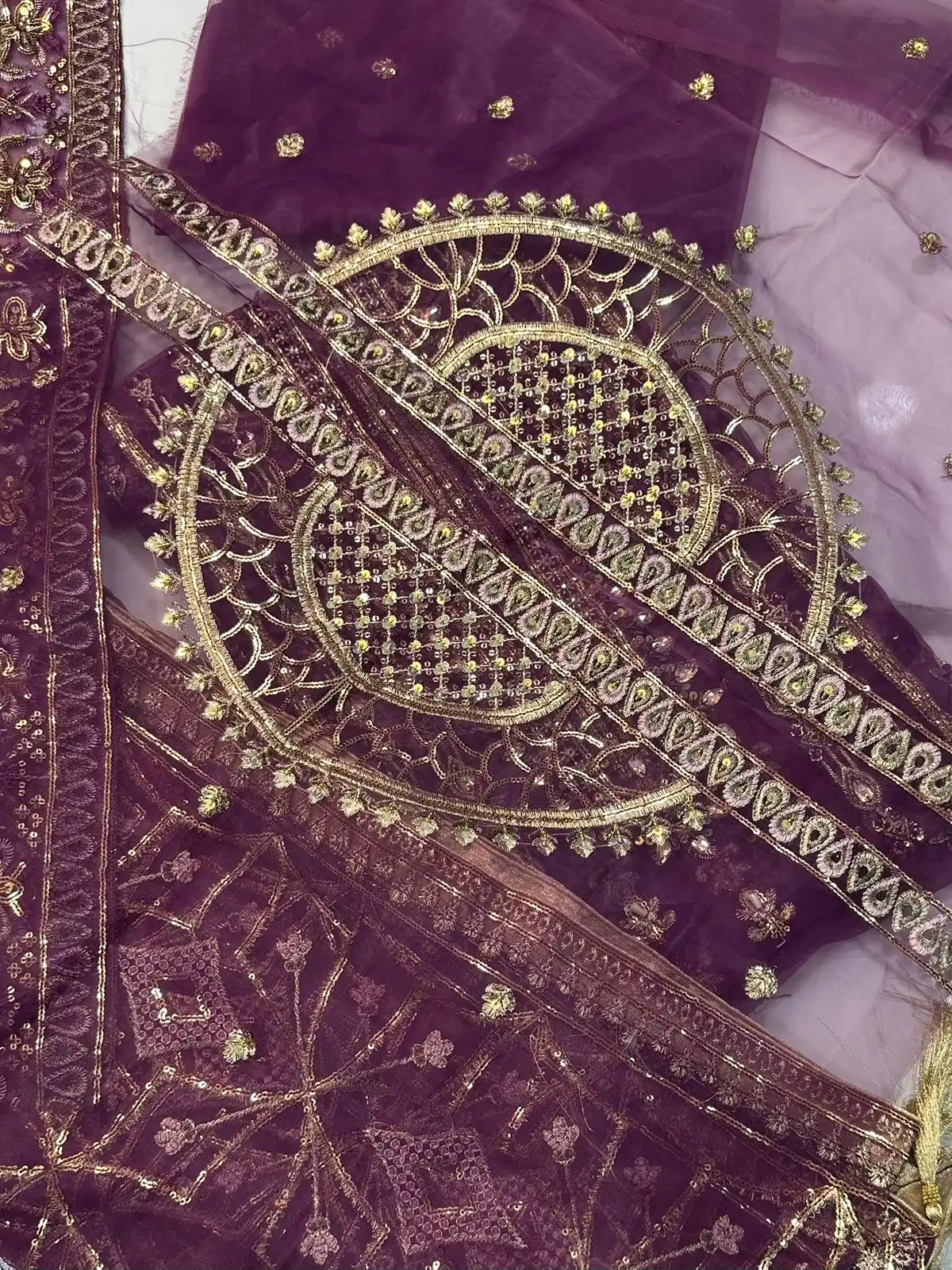 4PC FANCY HEAVY EMBROIDERY WORK