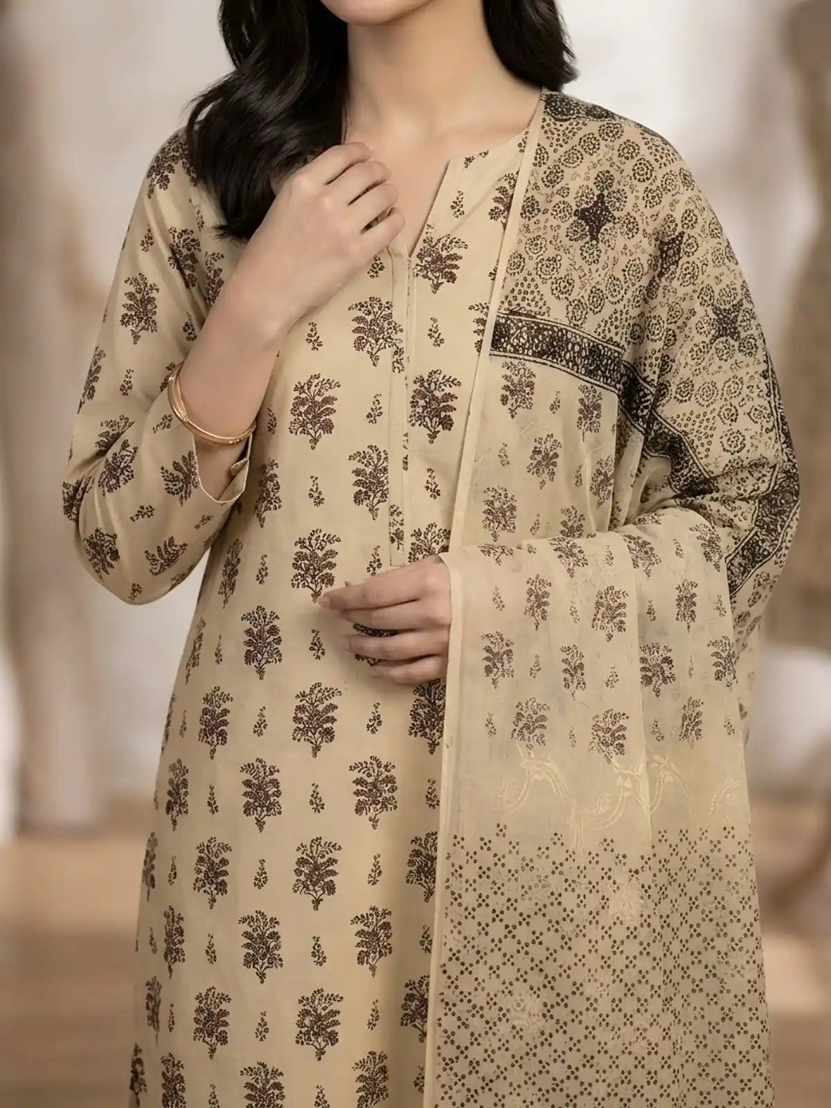 3PC PREMIUM LAWN FULLY EMBROIDERED DUPATAA