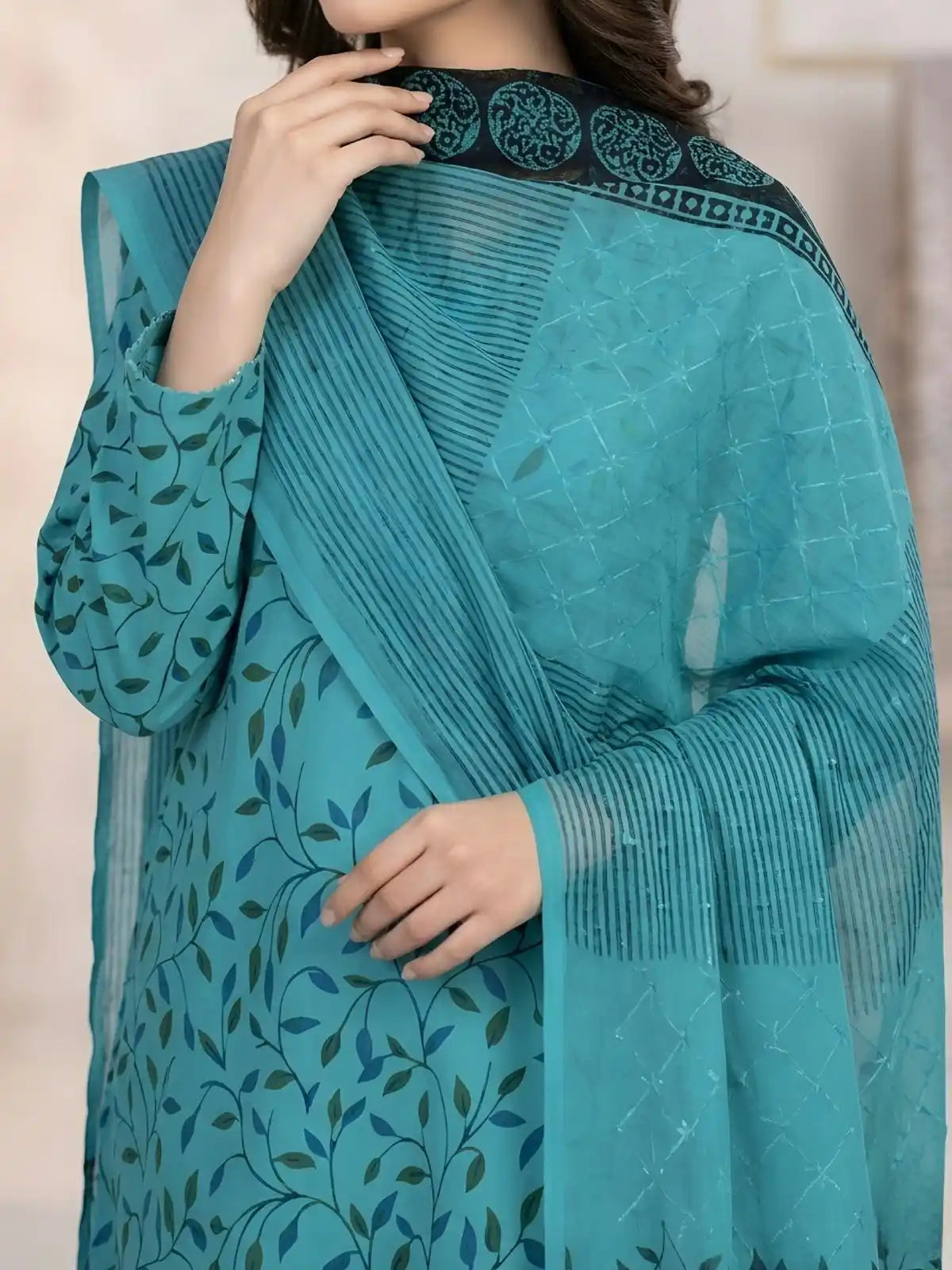 3PC PREMIUM LAWN FULLY EMBROIDERED DUPATAA