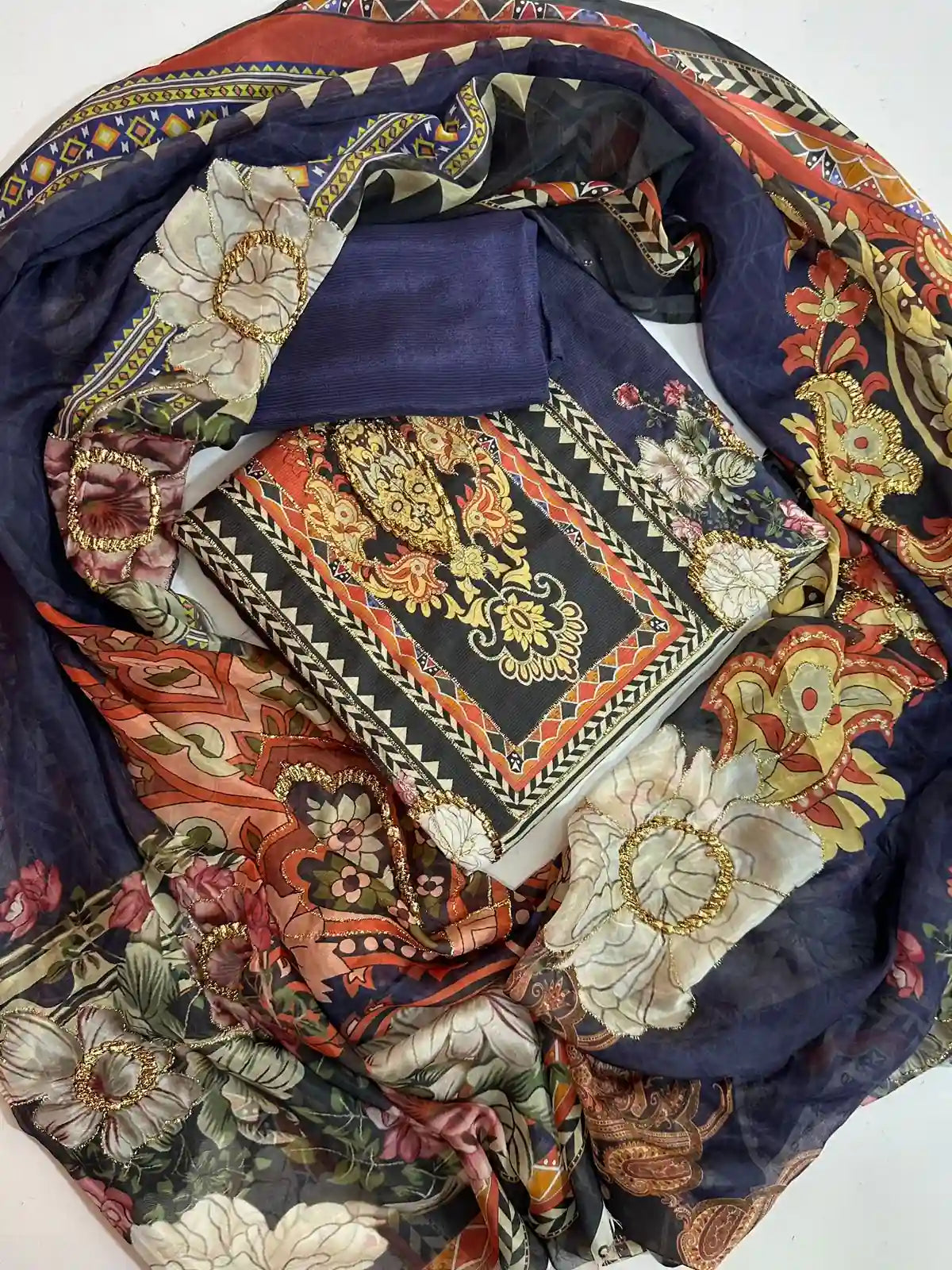 3PC BEAUTIFULL WINTER GOTA WORK NEW ARTICAL