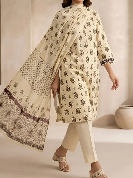 3PC PREMIUM LAWN FULLY EMBROIDERED DUPATAA