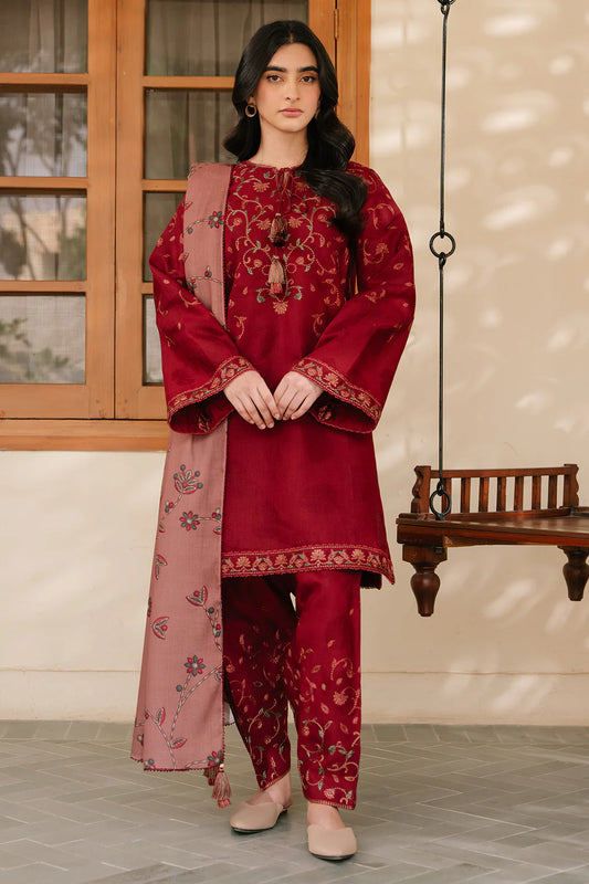 JAZMIN 4PC EMBROIDERED LAWN