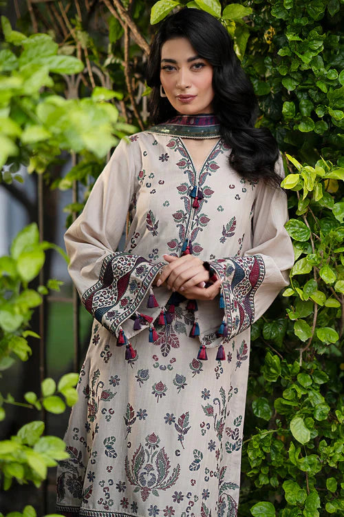 JAZMIN 4PC EMBROIDERED LAWN