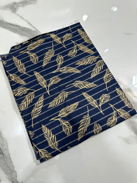 PURE LAWN 3-PIECE GOLD PRINTED SUIT – ELEGANT, SOFT & WASHABLE