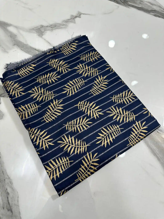 PURE LAWN 3-PIECE GOLD PRINTED SUIT – ELEGANT, SOFT & WASHABLE
