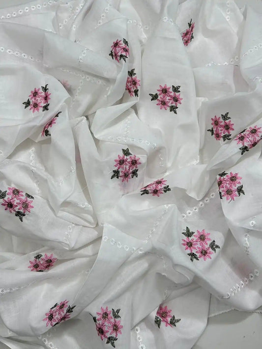 PURE LAWN CHADAR  FULL EMBROIDERED ELEGANCE
