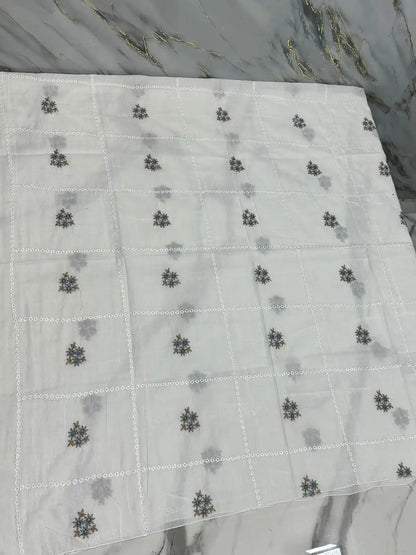 PURE LAWN CHADAR  FULL EMBROIDERED ELEGANCE