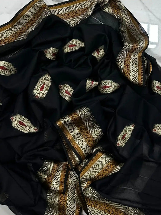 PURE LAWN SOFT DUPATTA TARKASHI OR BANARSI WORK  PREMIUM QUALITY