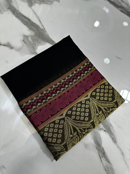 PURE LAWN SOFT DUPATTA WITH MULTI COLORS BANARSI WORK  PREMIUM QUALITY