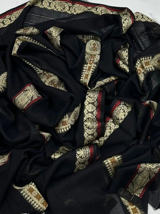 PURE LAWN SOFT DUPATTA TARKASHI OR BANARSI WORK  PREMIUM QUALITY