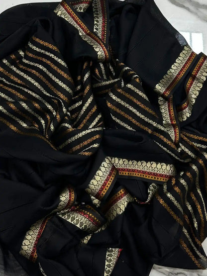 PURE LAWN SOFT DUPATTA TARKASHI OR BANARSI WORK  PREMIUM QUALITY