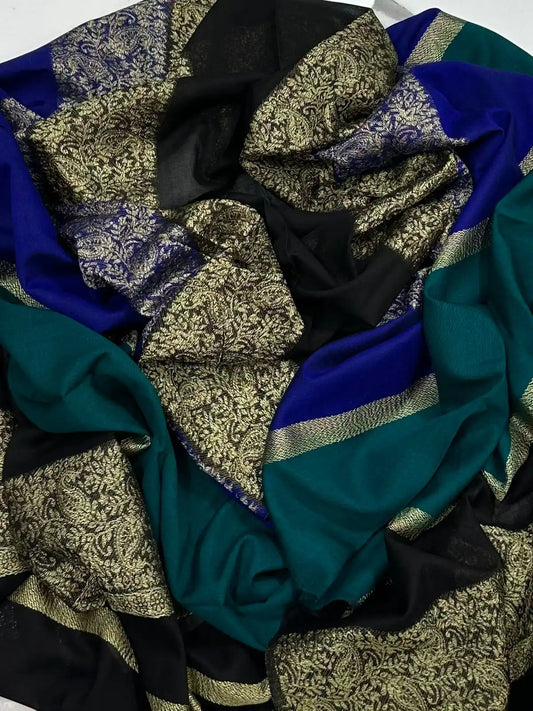 PURE LAWN SOFT DUPATTA WITH MULTI COLORS BANARSI WORK PREMIUM QUALITY