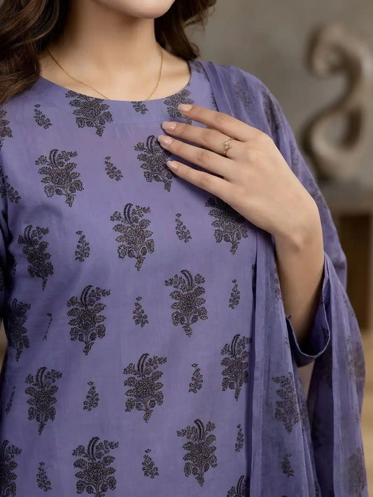 3PC PREMIUM LAWN FULLY EMBROIDERED DUPATAA