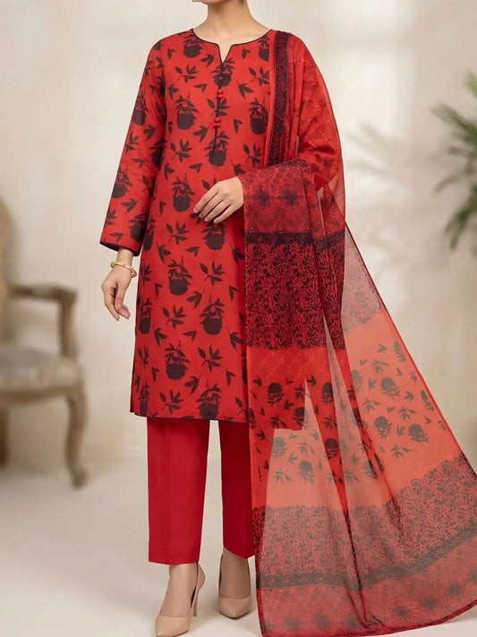 3PC PREMIUM LAWN FULLY EMBROIDERED DUPATAA