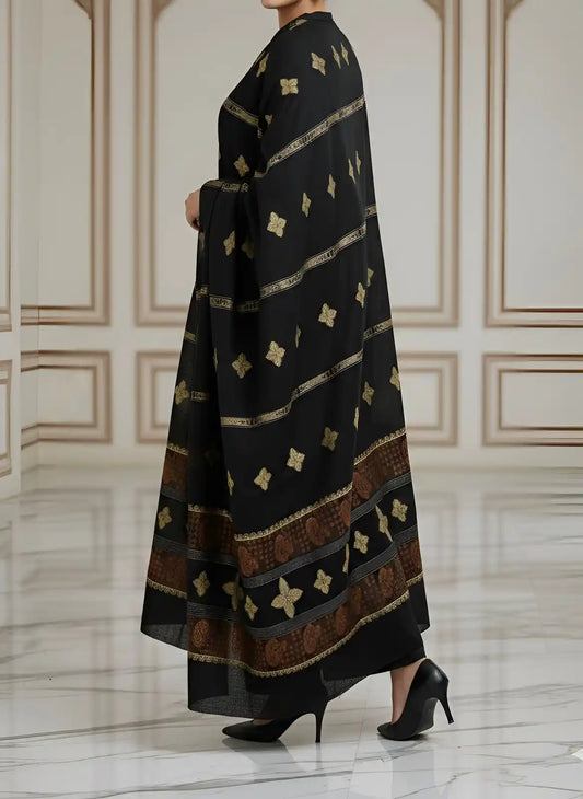 PURE LAWN SOFT DUPATTA WITH BANARSI WORK  PREMIUM QUALITY