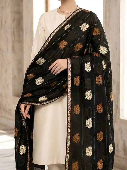 PURE LAWN SOFT DUPATTA TARKASHI OR BANARSI WORK  PREMIUM QUALITY