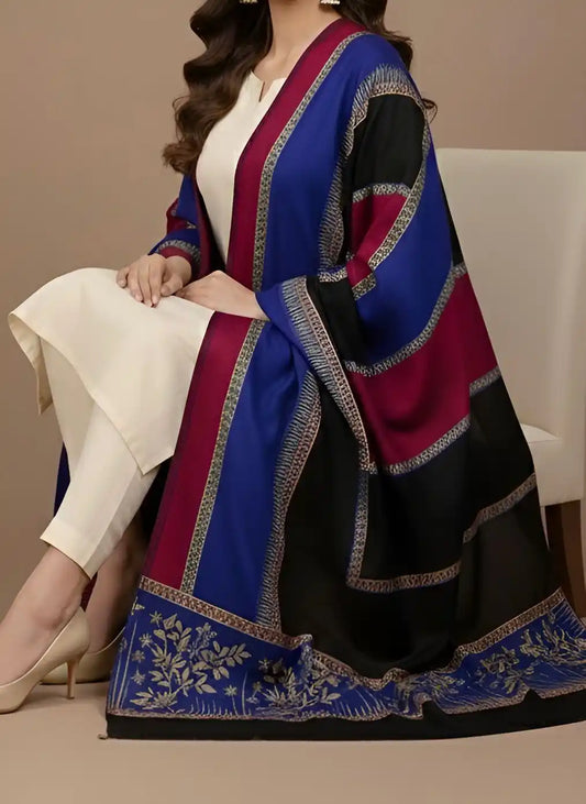 PURE LAWN SOFT DUPATTA WITH MULTI COLORS BANARSI WORK PREMIUM QUALITY