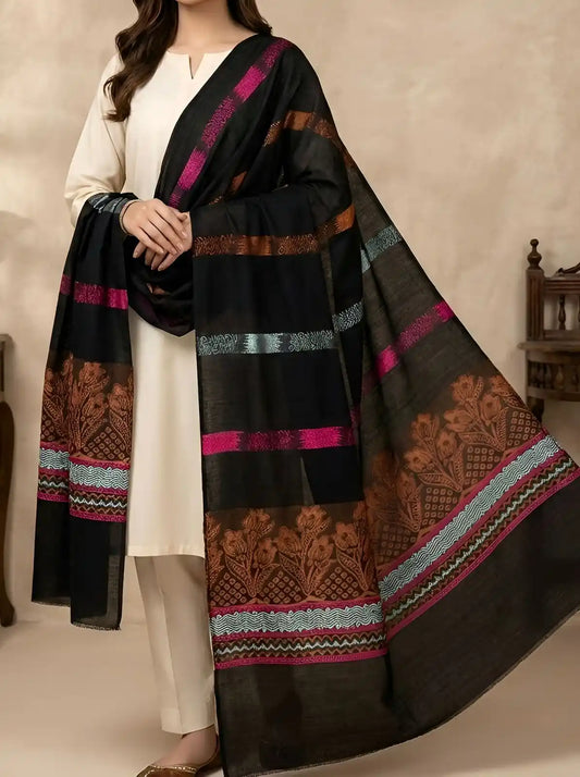 PURE LAWN SOFT DUPATTA WITH MULTI COLORS BANARSI WORK PREMIUM QUALITY