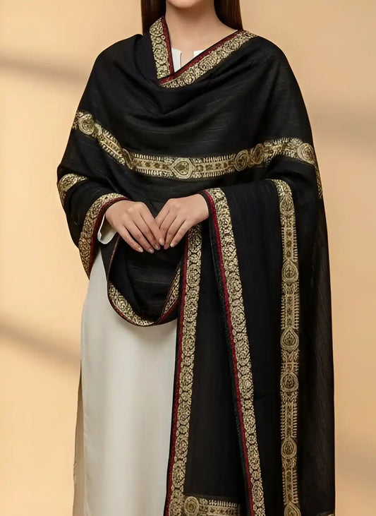 PURE LAWN SOFT DUPATTA TARKASHI OR BANARSI WORK  PREMIUM QUALITY