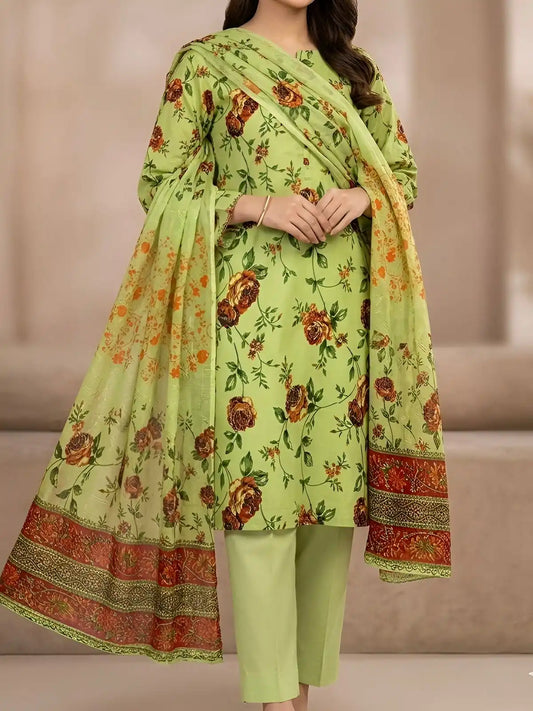 3PC PREMIUM LAWN FULLY EMBROIDERED DUPATAA