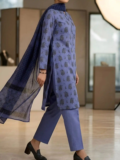 3PC PREMIUM LAWN FULLY EMBROIDERED DUPATAA