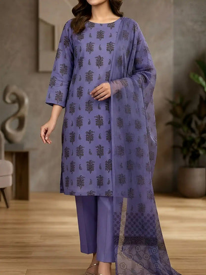 3PC PREMIUM LAWN FULLY EMBROIDERED DUPATAA