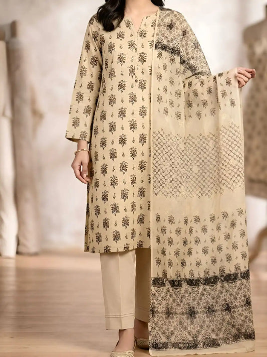 3PC PREMIUM LAWN FULLY EMBROIDERED DUPATAA