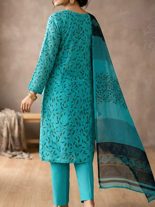 3PC PREMIUM LAWN FULLY EMBROIDERED DUPATAA