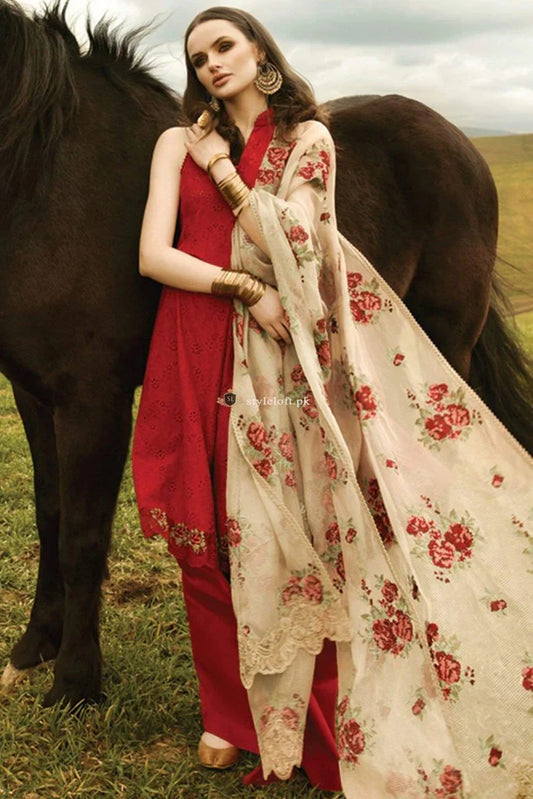 ZARA SHAHJAHAN 4PC EMBROIDERED LAWN