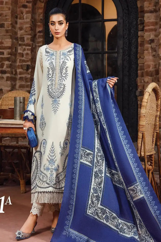 MARIA B 4PC EMBROIDERED LAWN